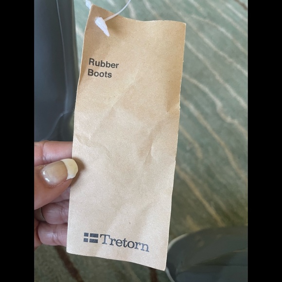 Tretorn Skerry Reslig Gray Rubber Deck Rain Boots Size 5 (36) - Picture 4 of 10